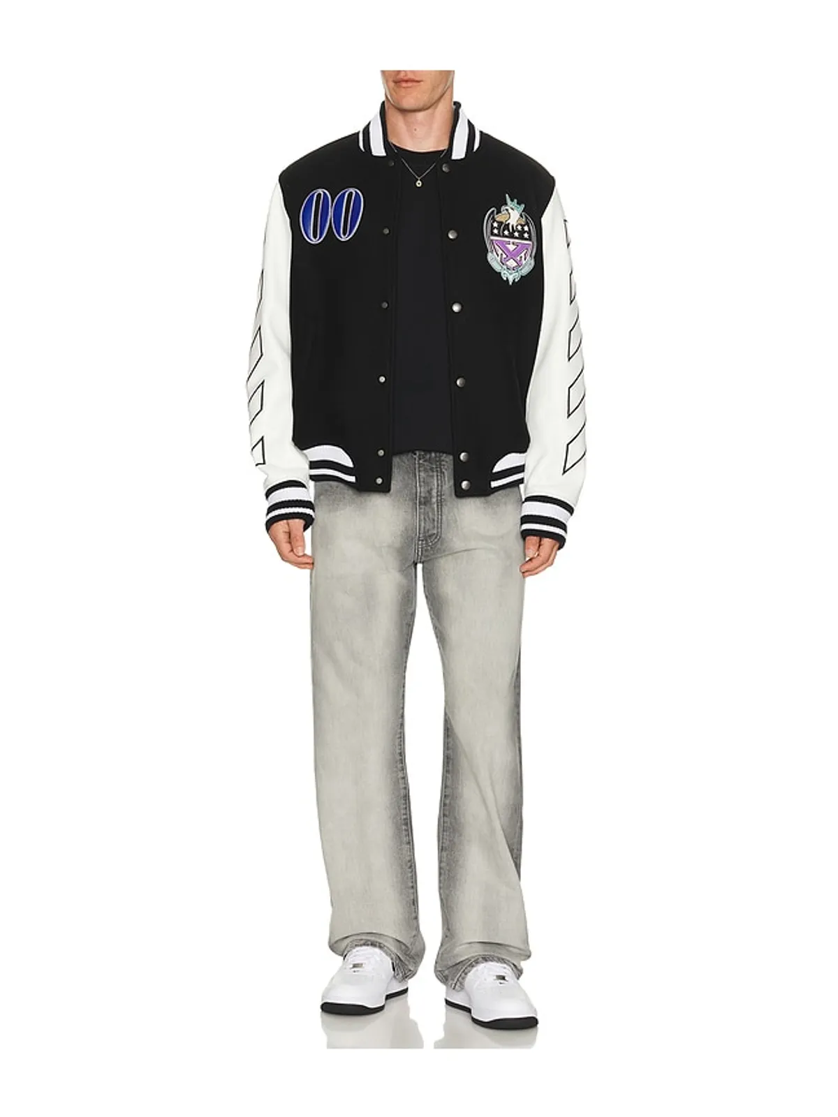 OFF-WHITE ROYAL JEWELS スタジャン - 画像4
