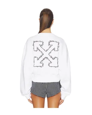 OFF-WHITE EMBROIDERED ARROW SCRIPT スウェットシャツ - サムネイル4