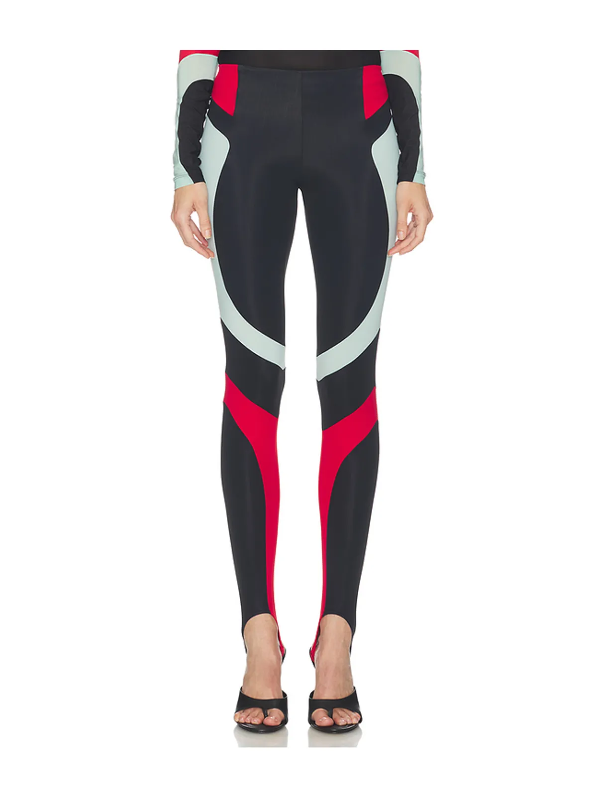 OFF-WHITE COLOR BLOCK LEGGINGS パンツ - 画像1