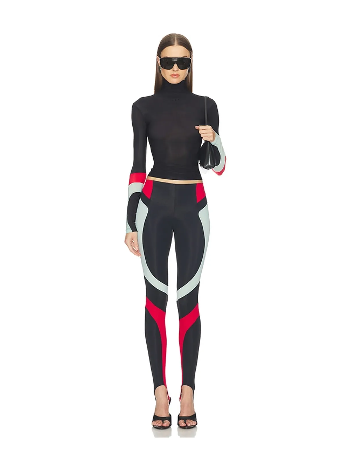 OFF-WHITE COLOR BLOCK LEGGINGS パンツ - 画像5