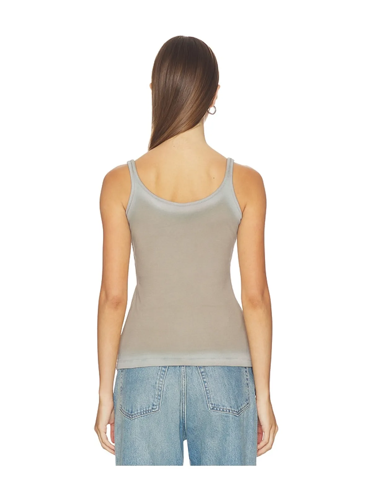 OFF-WHITE SPRAY OFF STAMP RIB TANK トップ - 画像3