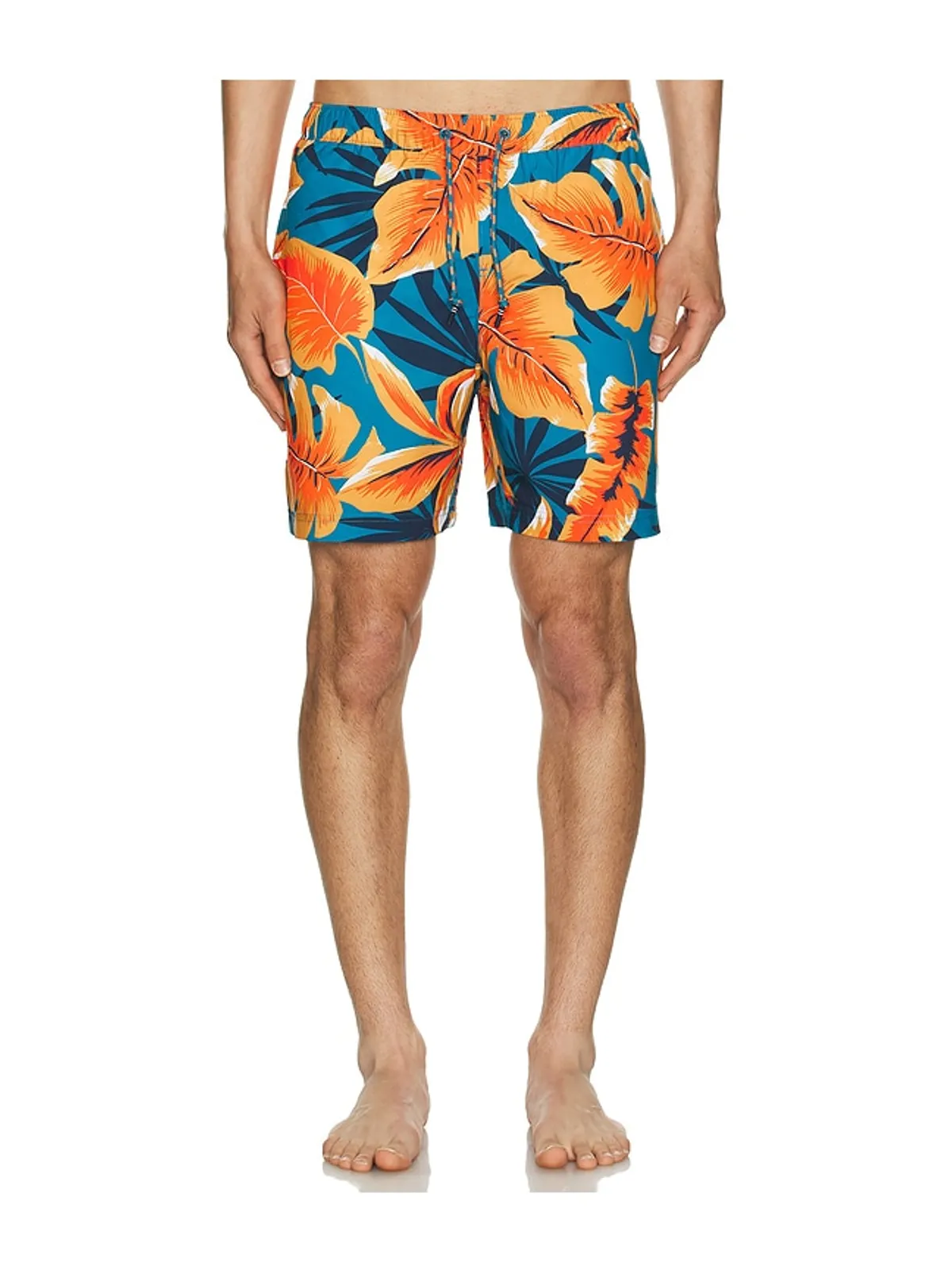 Original Penguin スイムショートパンツ - Blue,Orange. - 画像3