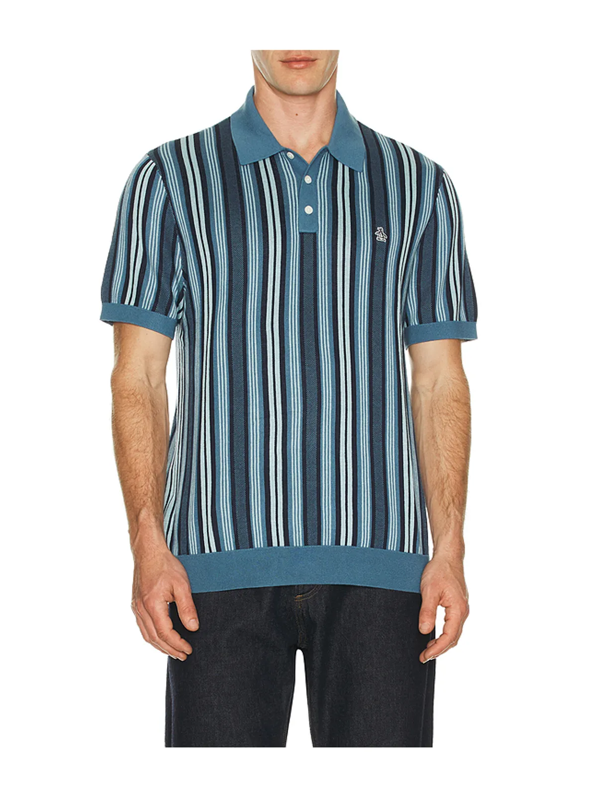 Original Penguin VERTICAL STRIPE ポロシャツ - 画像1