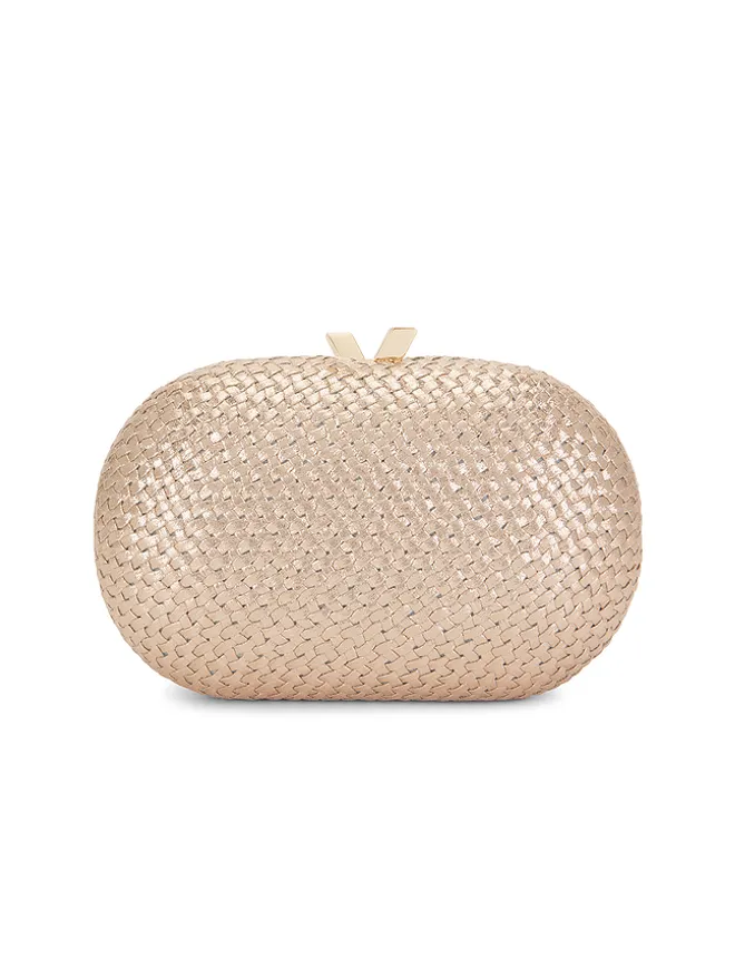 olga berg olga berg LUCIA OVAL クラッチの商品画像