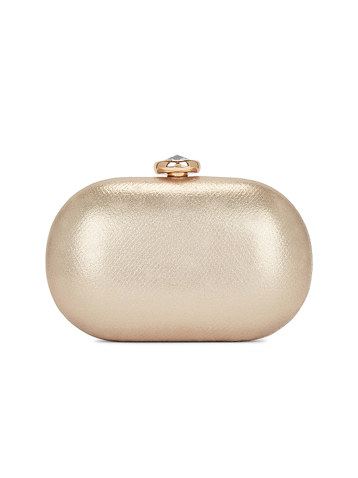 olga berg Marta Metallic Clutch - 画像2