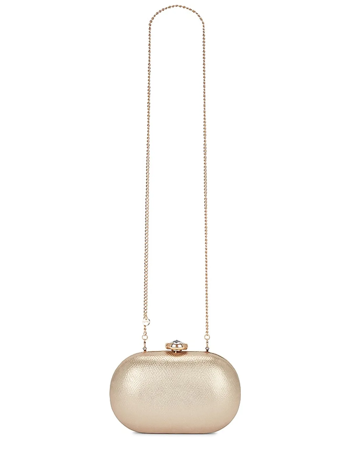 olga berg Marta Metallic Clutch - 画像5