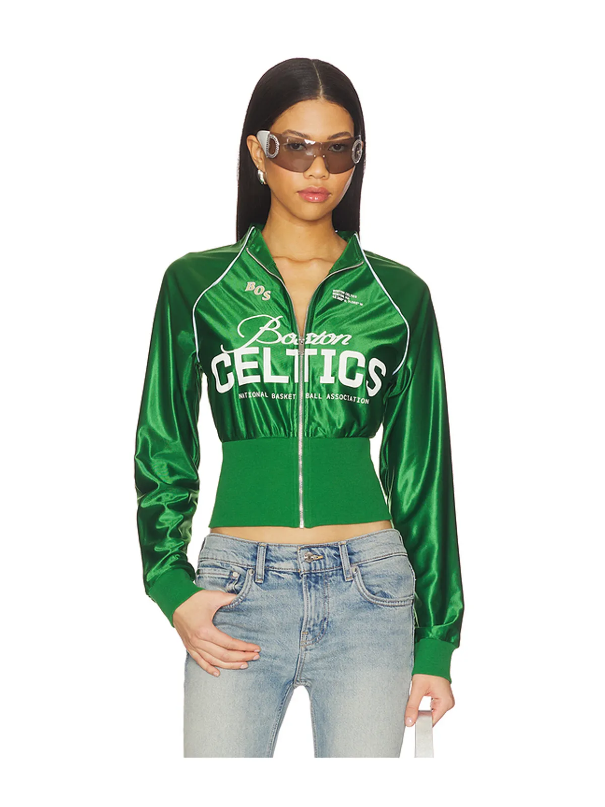 Off Season BOSTON CELTICS クロップド・トラックジャケット - 画像1