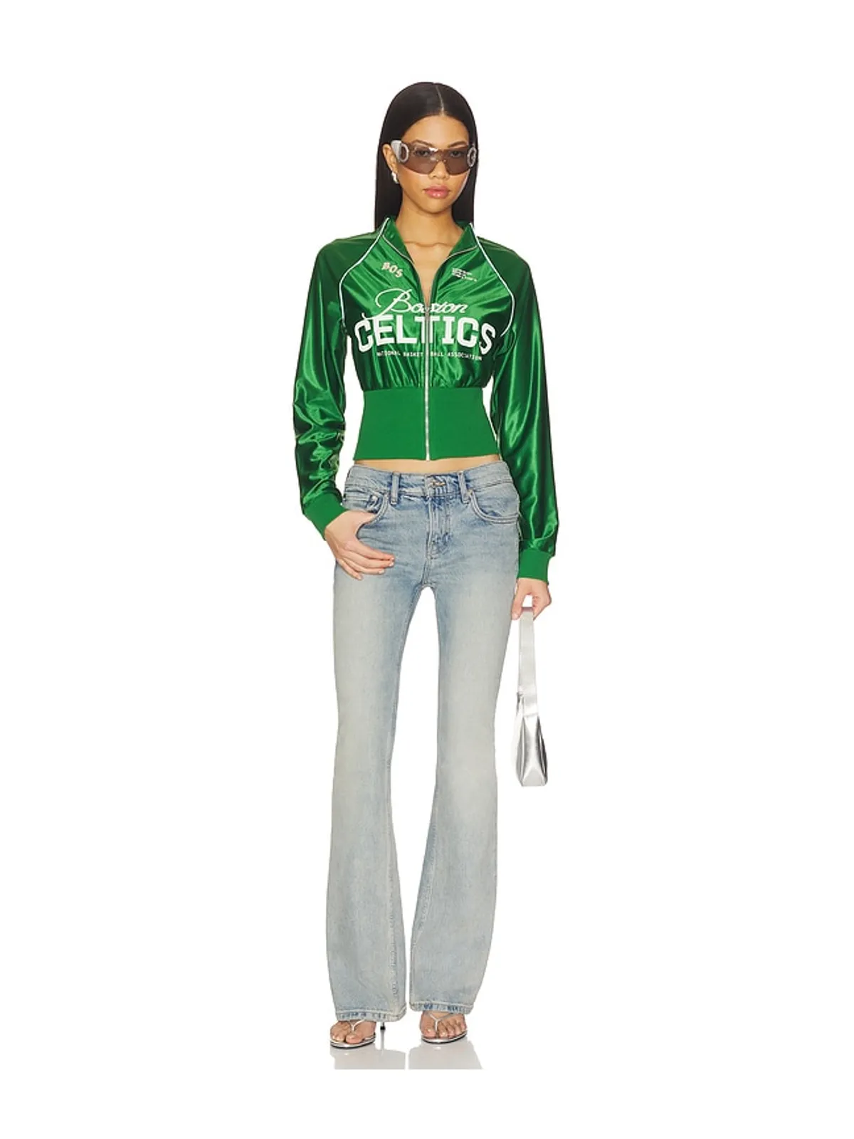 Off Season BOSTON CELTICS クロップド・トラックジャケット - 画像4