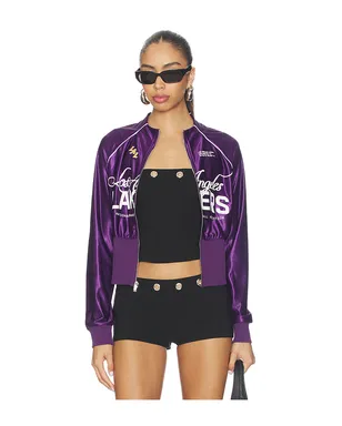 Off Season LA LAKERS クロップド・トラックジャケット - サムネイル2