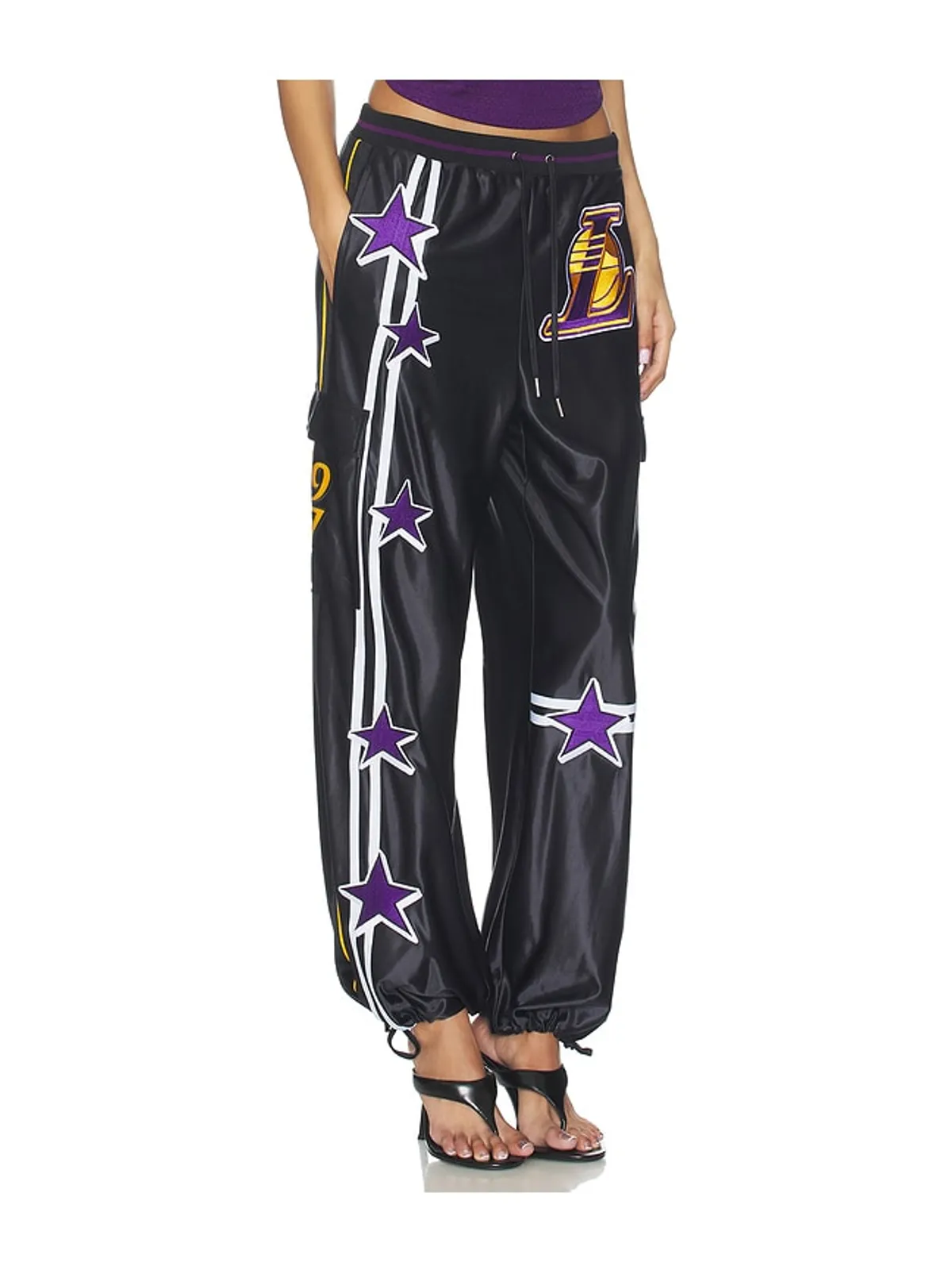 Off Season LA LAKERS ナイロントラックパンツ - 画像3