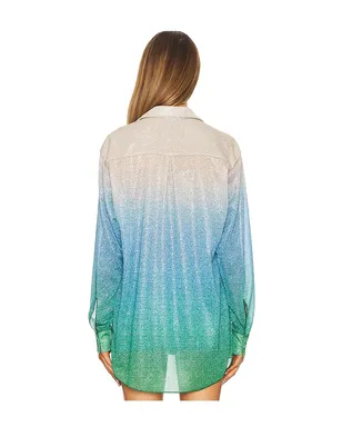 Oseree LUMIERE SHADE トップ - Green,Blue. - サムネイル4