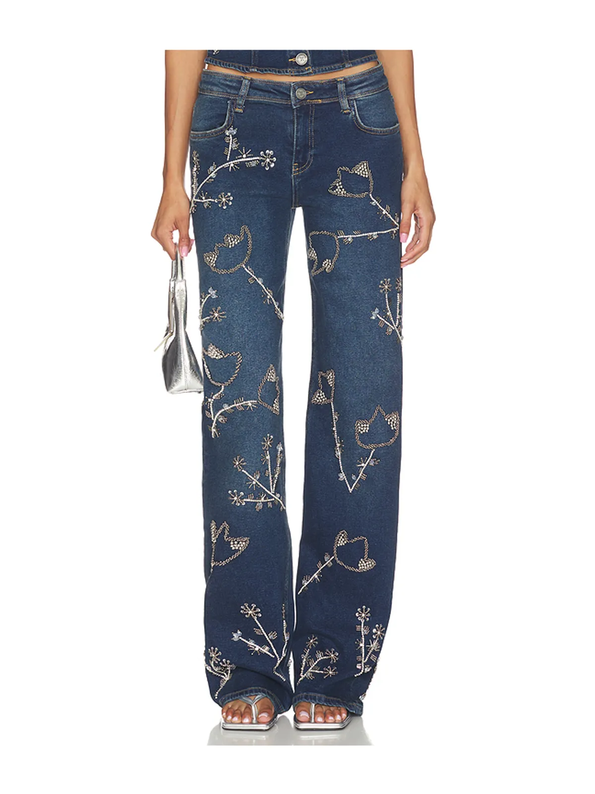 OW Collection NOVA EMBELLISHED DENIM デニム - 画像1