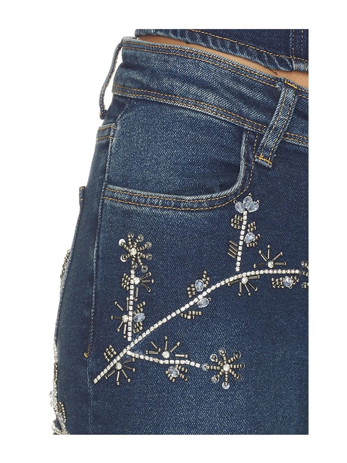 OW Collection NOVA EMBELLISHED DENIM デニム - 画像6