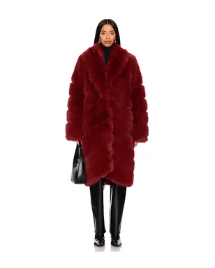 OW Collection COPENHAGEN フェイクファーコート - サムネイル2