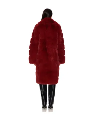 OW Collection COPENHAGEN フェイクファーコート - サムネイル4