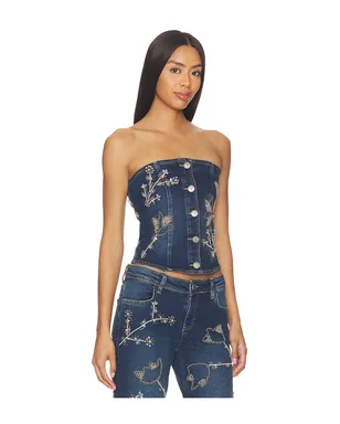 OW Collection NOVA EMBELLISHED DENIM トップ - サムネイル2