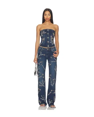 OW Collection NOVA EMBELLISHED DENIM トップ - サムネイル4