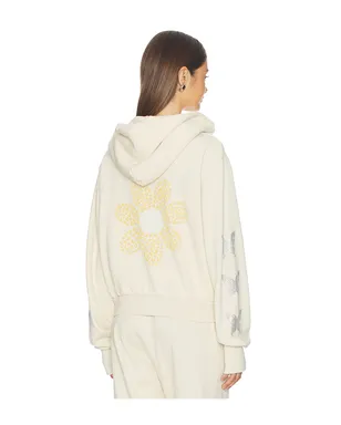 Lauren Moshi BUTTERFLY DAISY クロップジッパーパーカー - サムネイル1