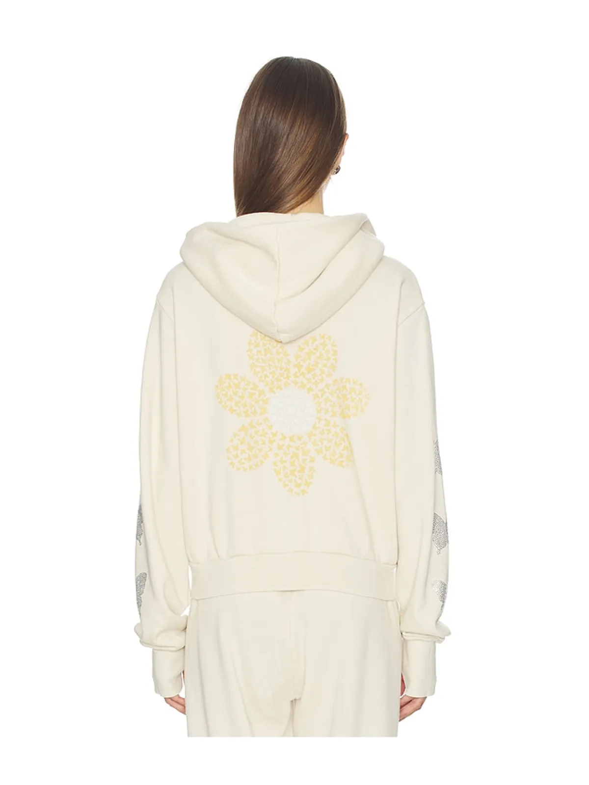 Lauren Moshi BUTTERFLY DAISY クロップジッパーパーカー - 画像5