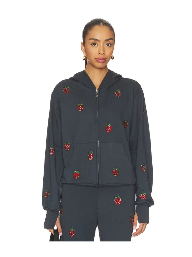 Lauren Moshi Lauren Moshi Hezly Zip Up Hoodieの商品画像