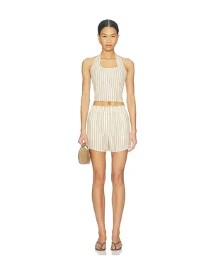 LNA LIR ホルタートップ - Tan,White. - サムネイル4