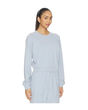 LUNYA SILKSWEATS 軽量リバーシブルスリムフィット ラグランスウェットシャツ - サムネイル2
