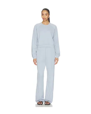 LUNYA SILKSWEATS 軽量リバーシブルスリムフィット ラグランスウェットシャツ - サムネイル4