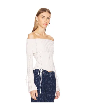 LOBA PAULET OFF THE SHOULDER セーター - サムネイル3