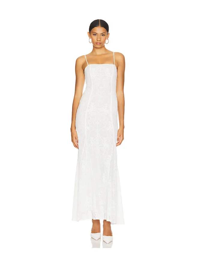 LOBA LOBA CAESAREA EMBROIDERED MAXI ドレスの商品画像