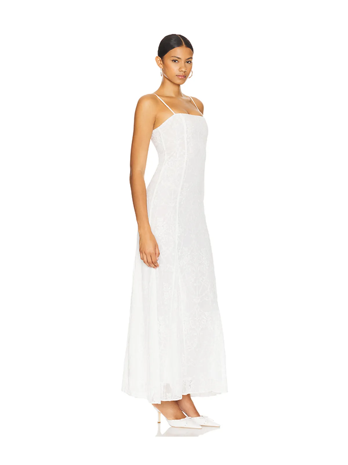 LOBA CAESAREA EMBROIDERED MAXI ドレス - 画像2