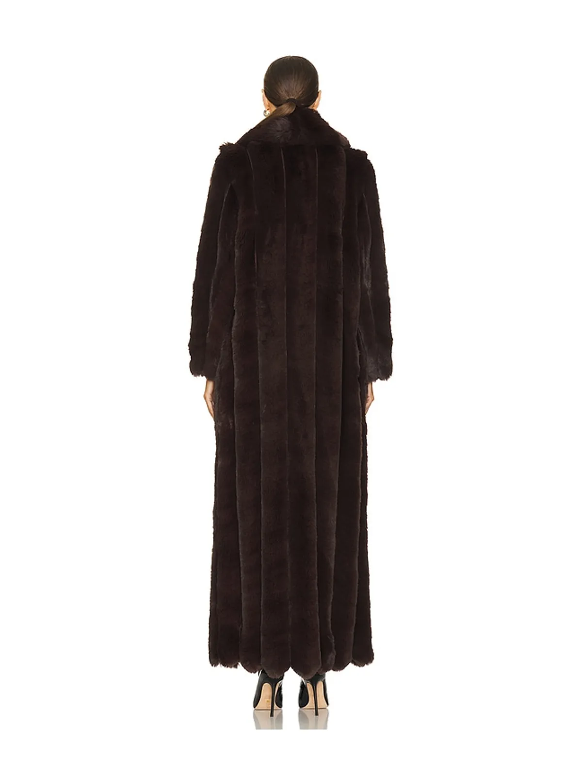 LOBA LUCIANA FAUX FUR MAXI コート - 画像3