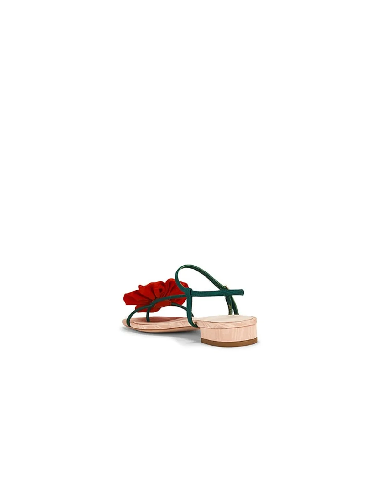Loeffler Randall GENEVIEVE フラットサンダル - Red,Green. - 画像3