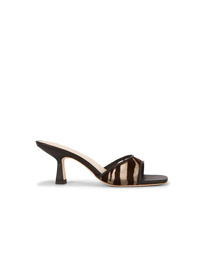 Loeffler Randall Loeffler Randall TAVIA ヒールサンダル - Black,Nude.の商品画像