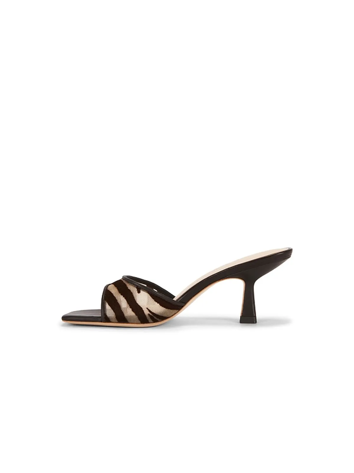 Loeffler Randall TAVIA ヒールサンダル - Black,Nude. - 画像5