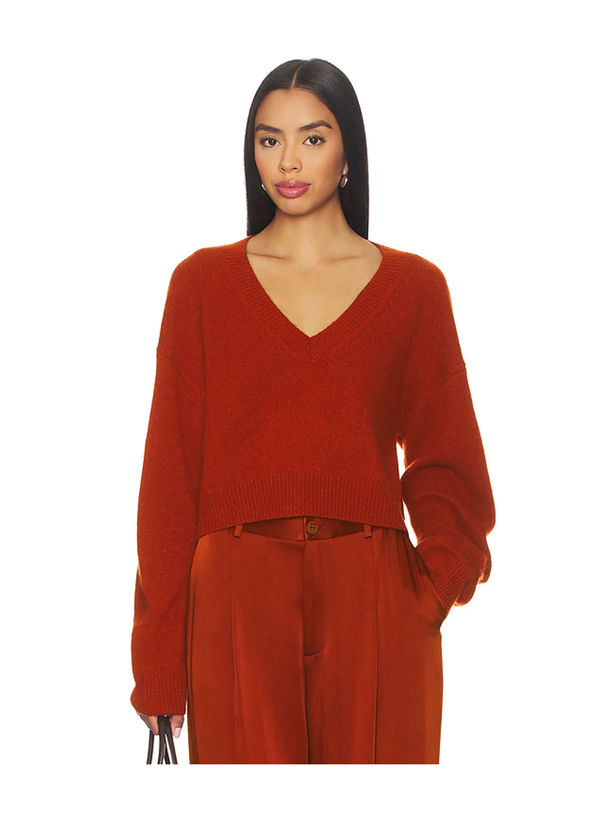 Lapointe セーター - Red, brown. - 画像1