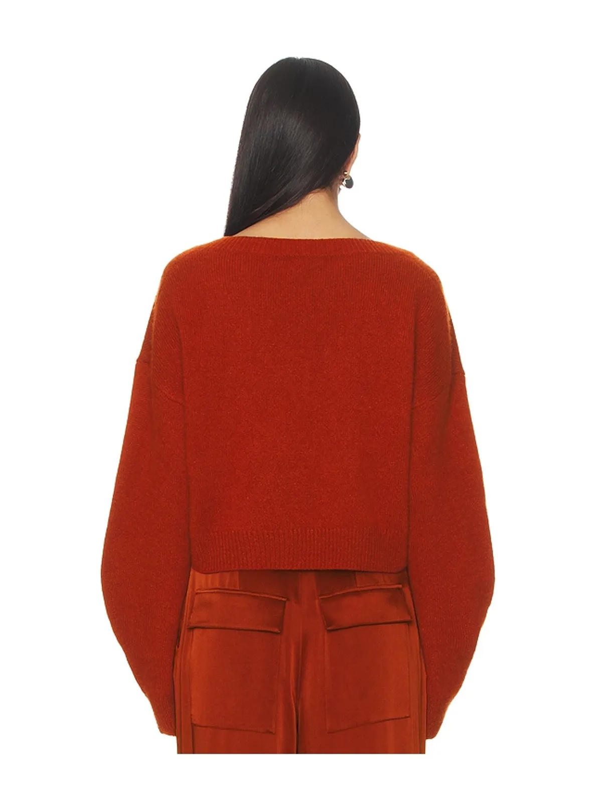 Lapointe セーター - Red, brown. - 画像3