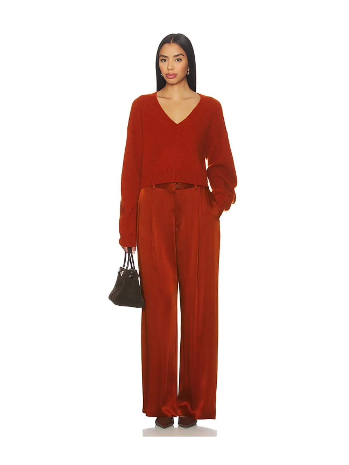 Lapointe セーター - Red, brown. - 画像4
