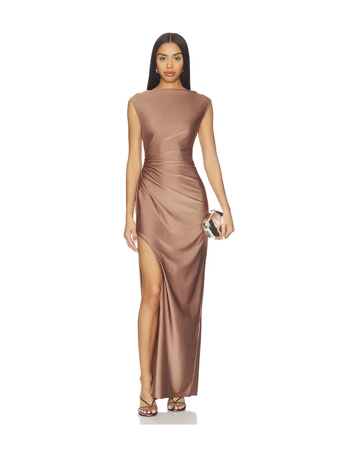 Lapointe Lapointe RUCHED GOWN WITH SLIT ガウンの商品画像
