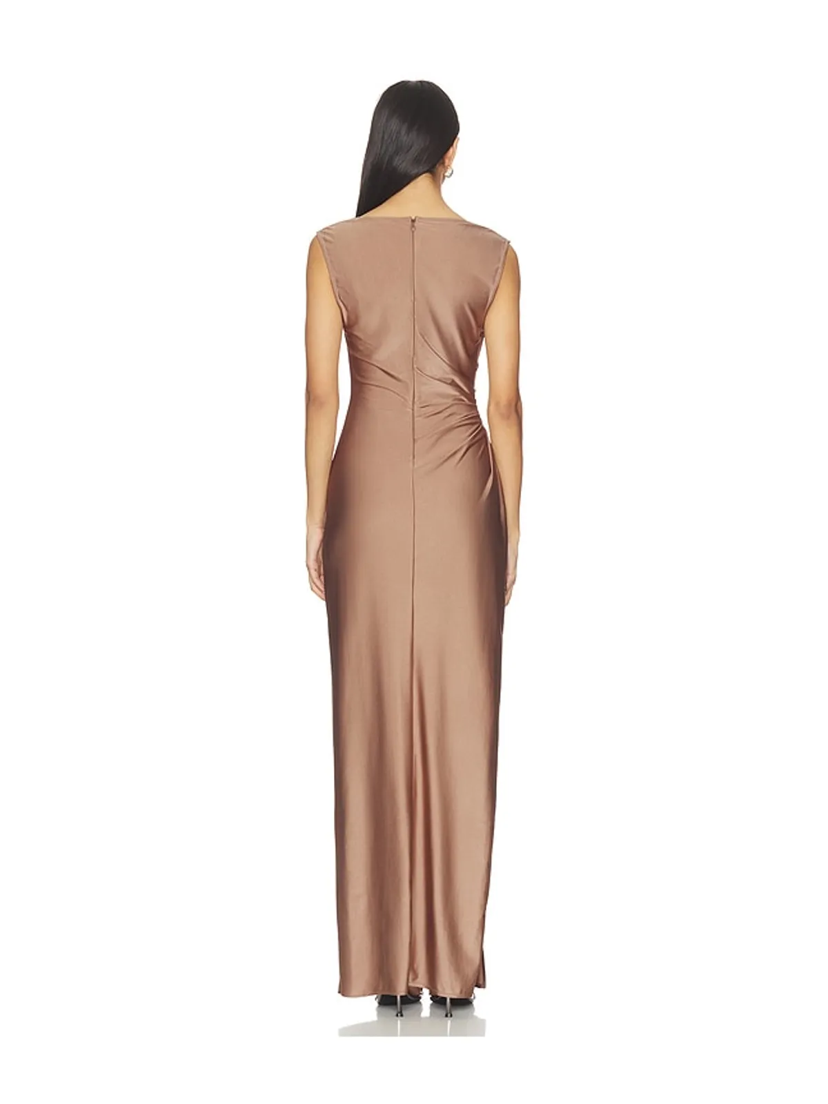 Lapointe RUCHED GOWN WITH SLIT ガウン - 画像3