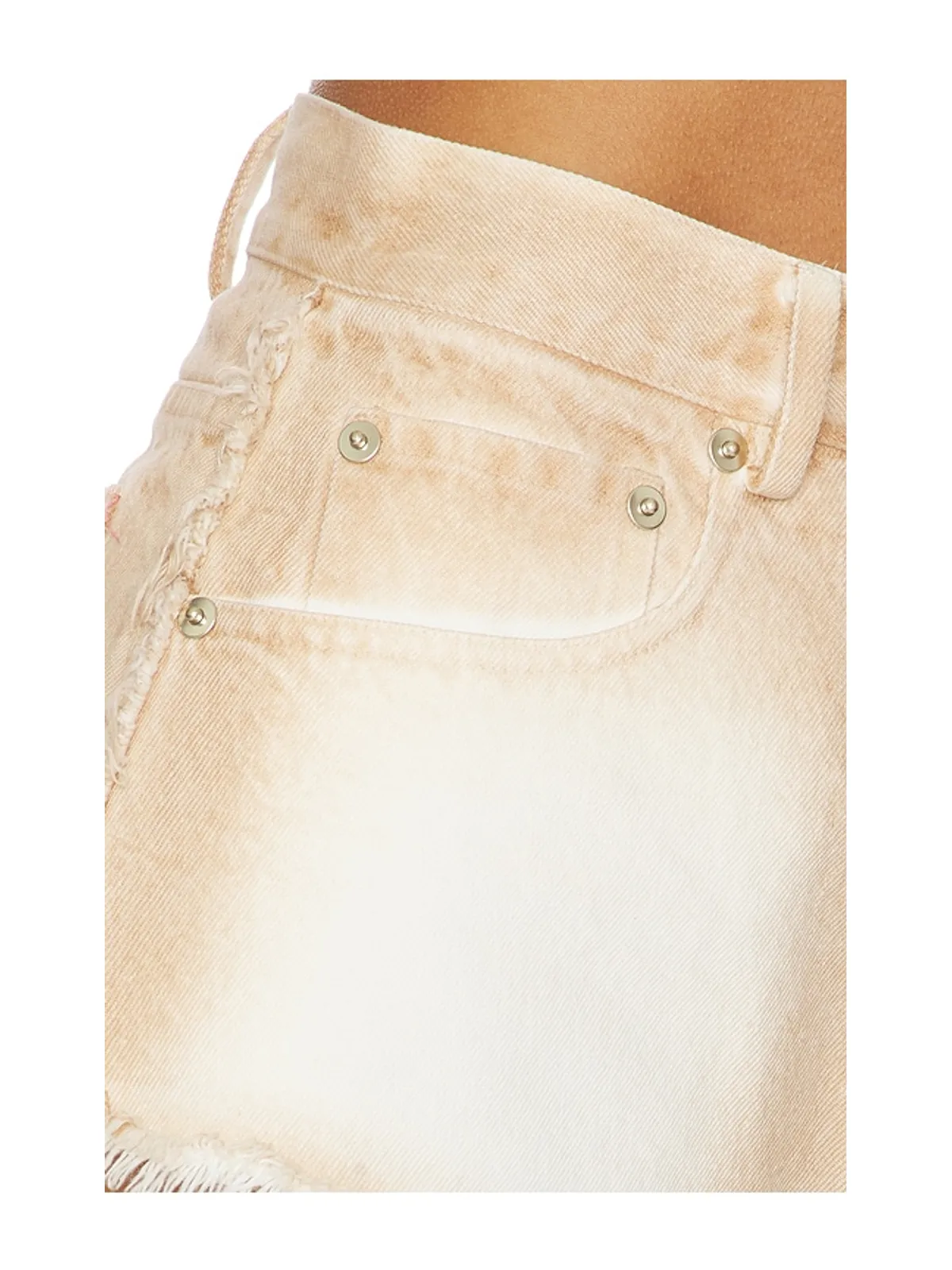 Lapointe PIGMENT DENIM MINI ショートパンツ - 画像6