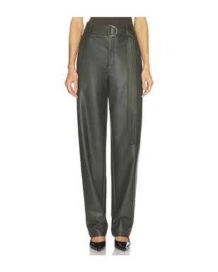 Lapointe FAUX LEATHER BELTED TAPERED パンツ - サムネイル1