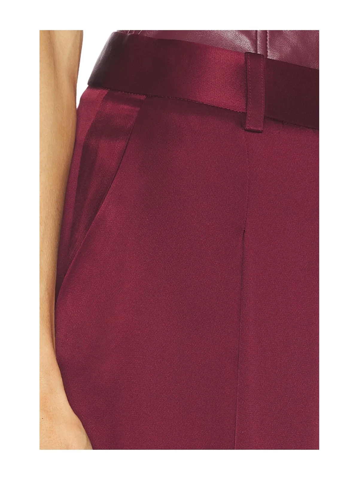 Lapointe SATIN PLEATED WIDE LEG パンツ - 画像6