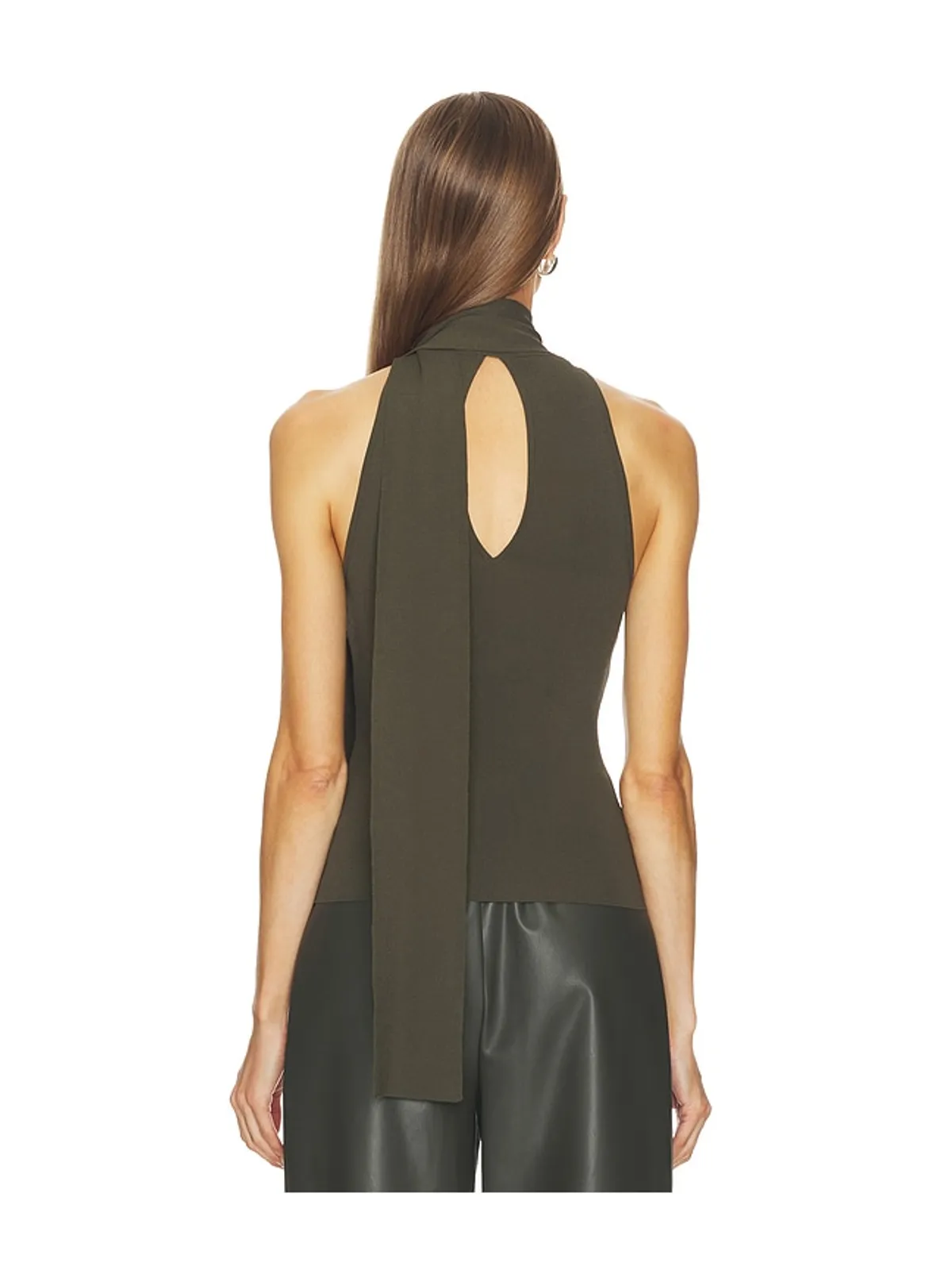 Lapointe VISCOSE HALTER トップ - 画像3