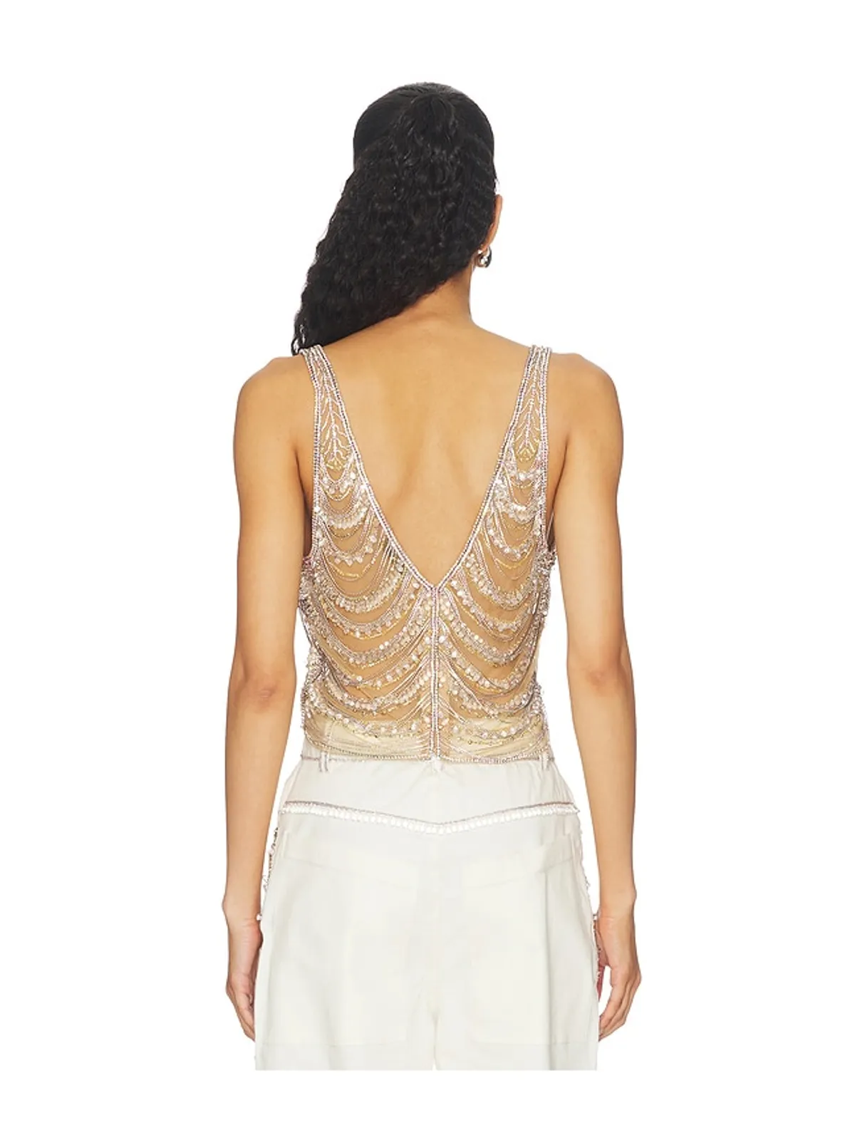 Lapointe DRAPED CRYSTAL EMBROIDERY トップ - 画像3