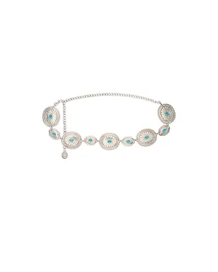 Lovers and Friends AUREA ベルト - Metallic Silver,Teal. - サムネイル1