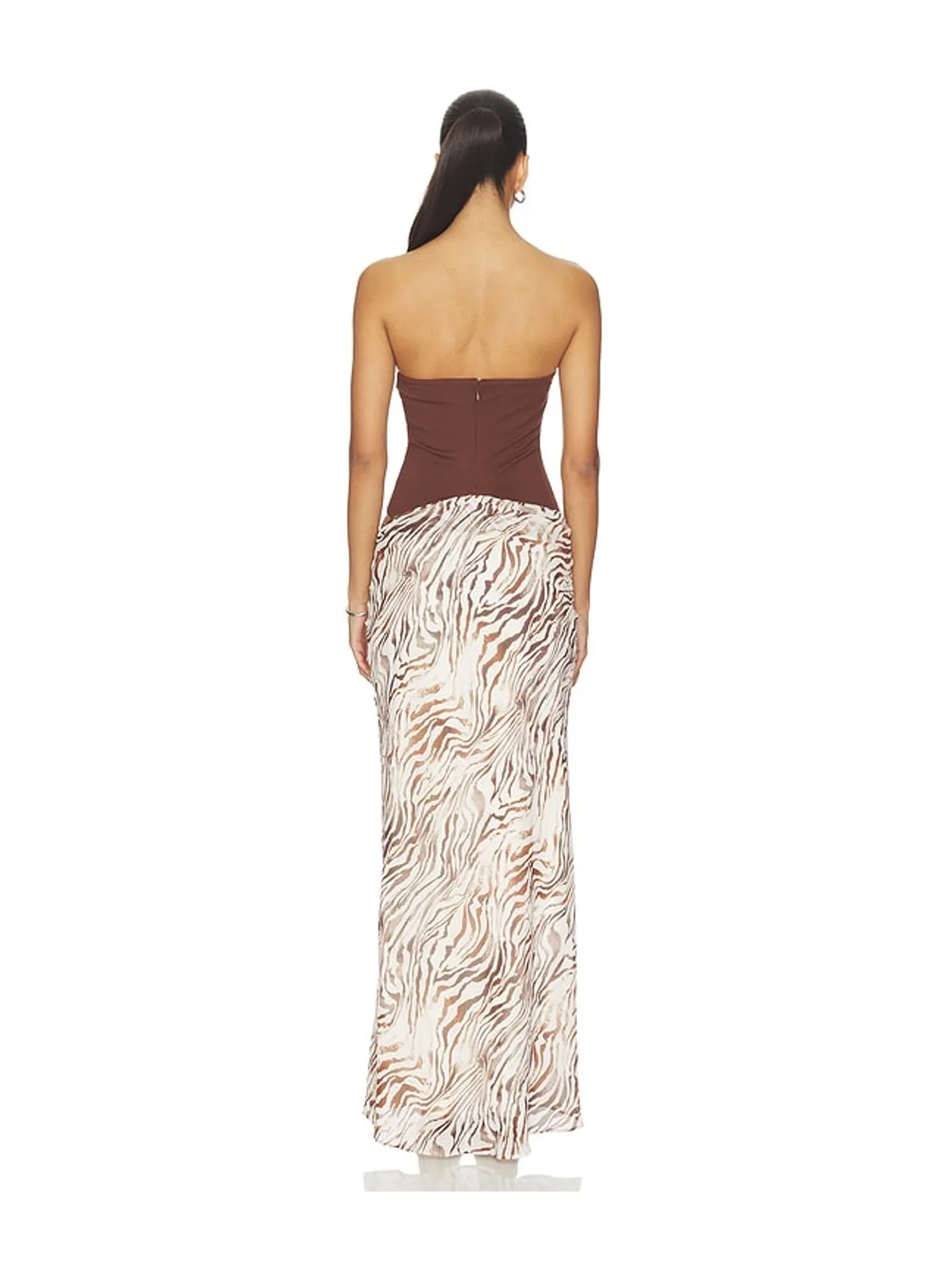 Lovers and Friends ANNELI ドレス - Beige,Brown. - 画像3