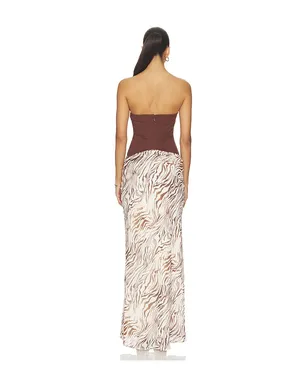 Lovers and Friends ANNELI ドレス - Beige,Brown. - サムネイル3