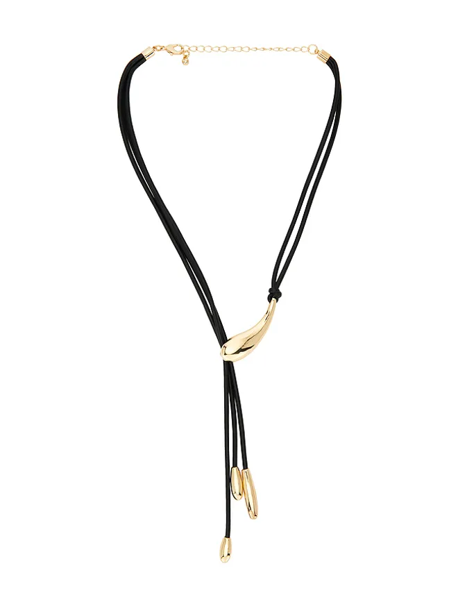 Lovers and Friends Lovers and Friends LILIA ネックレス - Black,Metallic Gold.の商品画像