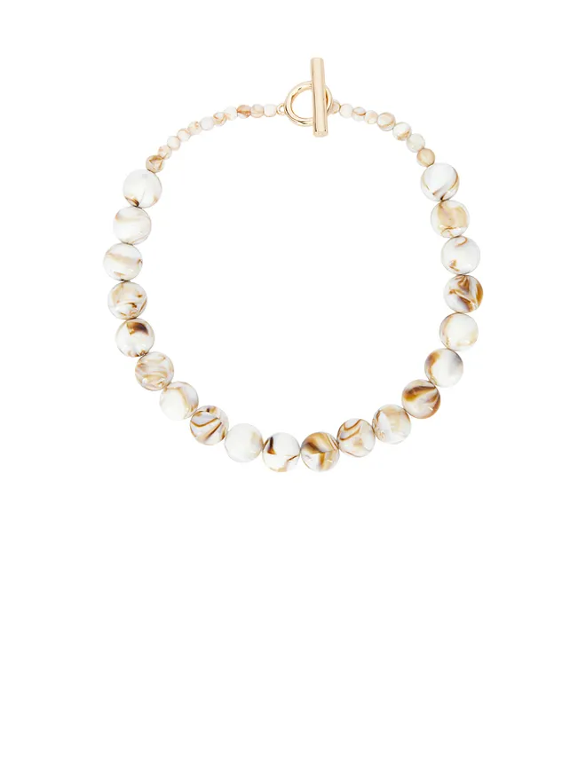 Lovers and Friends Lovers and Friends KARINA ネックレス - White,Brown.の商品画像