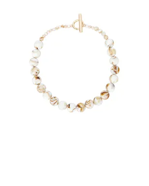 Lovers and Friends KARINA ネックレス - White,Brown. - サムネイル1